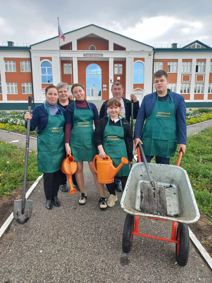 Ландшафтный дизайн пришкольного участка.